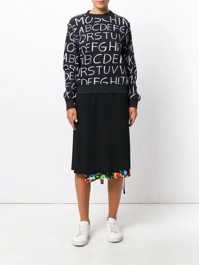 Shop Love Moschino Alphabet Sweater