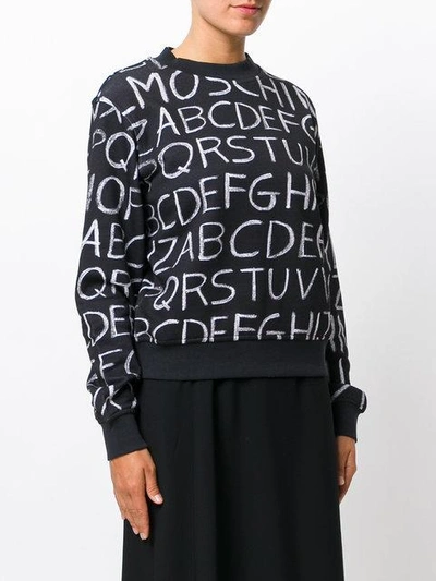 Shop Love Moschino Alphabet Sweater