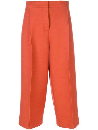 Shop Fendi Cropped Tailored Trousers