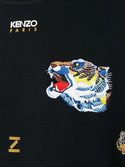 Shop Kenzo Multi Icon Sweatshirt In Black
