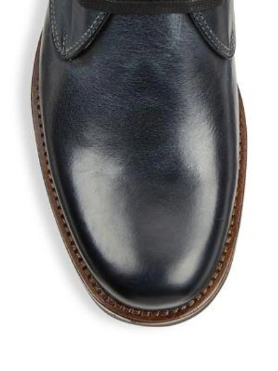 Shop John Varvatos Brooklyn Leather Chukka Boots In Black