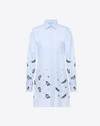 VALENTINO EMBROIDERED COTTON SHIRT