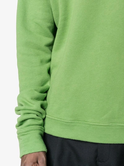 Shop The Elder Statesman Washed Sweatshirt In Green
