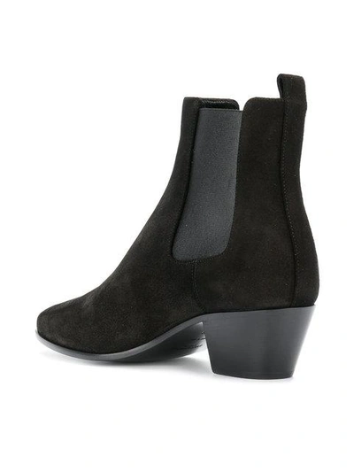 Shop Saint Laurent Classic Chelsea Boots In Black