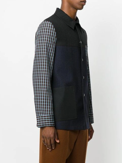 Shop Marni Checkered Detail Jacket