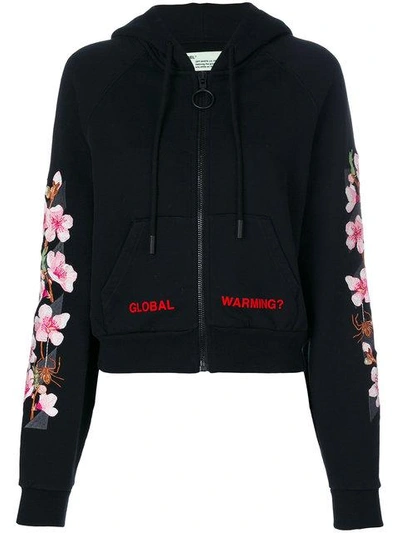 Shop Off-white Global Warming Blossom Hoodie