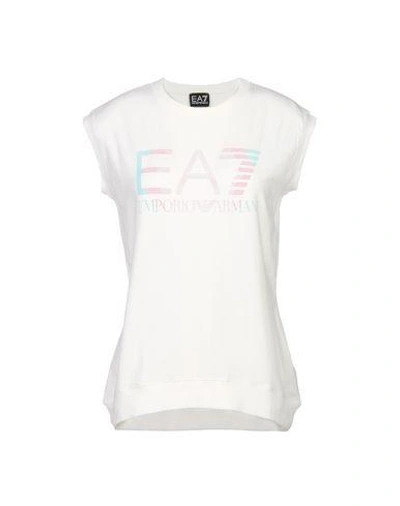 Shop Ea7 T-shirt In White