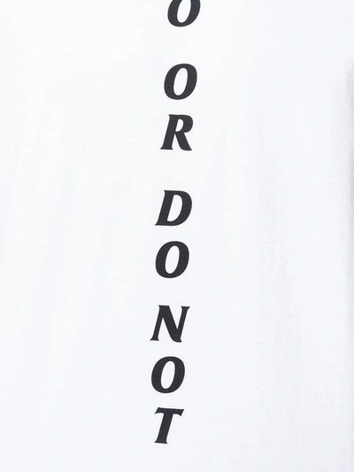 Shop Neil Barrett Do Or Do Not T-shirt