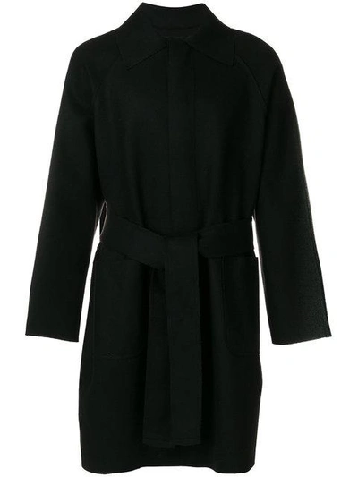Shop Ann Demeulemeester Belted Coat