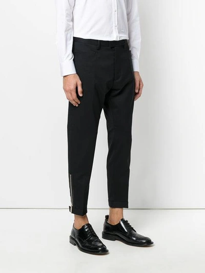 Shop Dsquared2 Cropped Chino Trousers