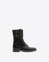 VALENTINO GARAVANI SOUL ROCKSTUD COMBAT BOOT