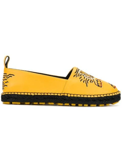 Shop Kenzo Tiger Espadrilles - Yellow