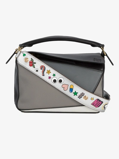 Shop Anya Hindmarch All Over Stickers Metallic Bag Strap