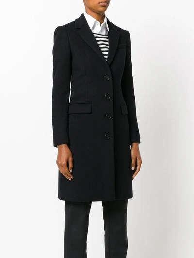 Shop Burberry Wool Cashmere Tailored Coat