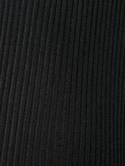 Givenchy Flared Ribbed Trousers - Black In Black