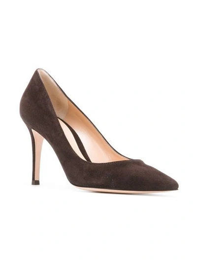 Shop Gianvito Rossi Gianvito 85 Pumps In Brown