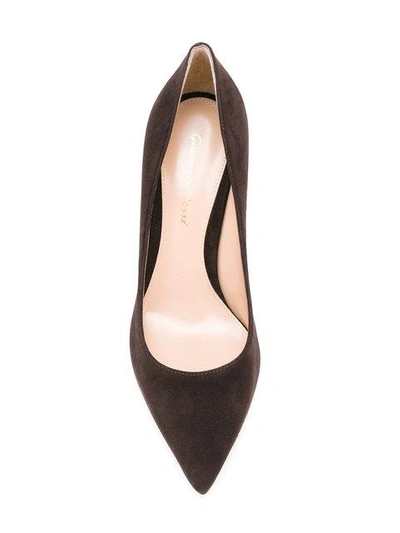 Shop Gianvito Rossi Gianvito 85 Pumps In Brown