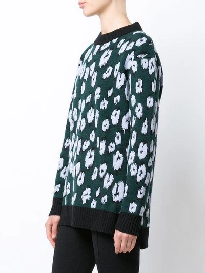 Shop Proenza Schouler Knitted Leopard Sweater