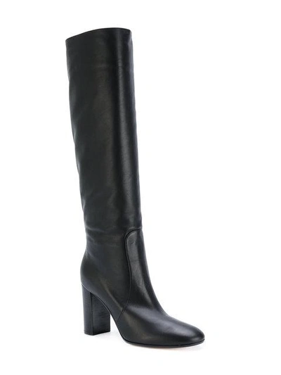 Shop Gianvito Rossi Knee High Boots - Black