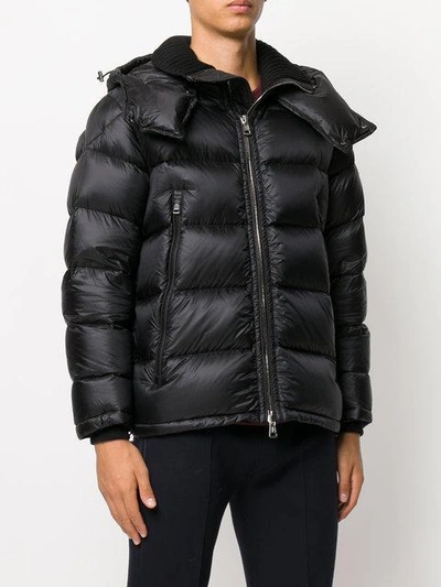 Shop Moncler Brique Padded Jacket