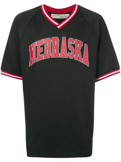 Off-white Black 'nebraska' Baseball T-shirt