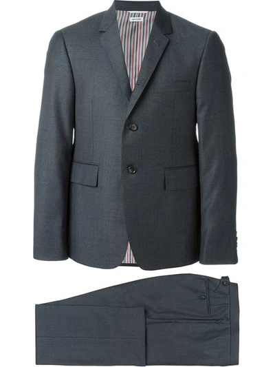 Thom Browne Stock Twill Suiting Suit In Grey