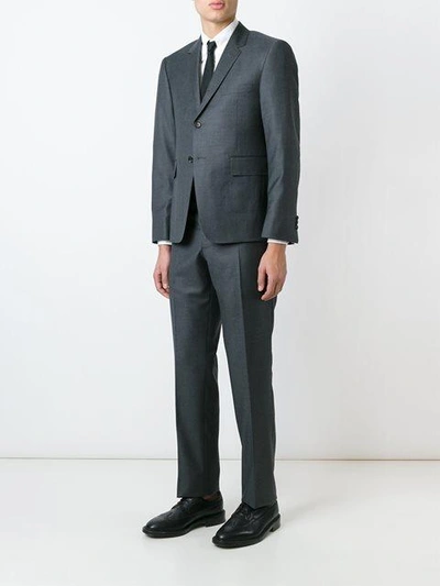 Shop Thom Browne Stock Twill Suiting Suit In Grey