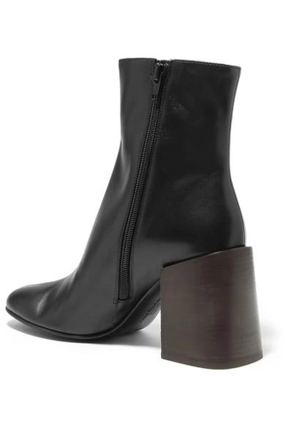 Shop Acne Studios Saul Leather Ankle Boots