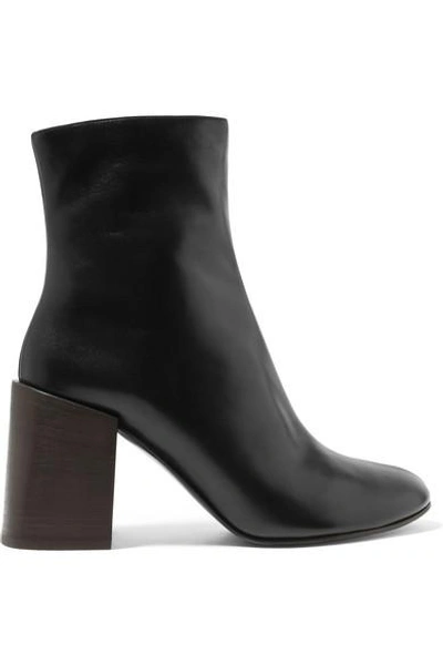 Shop Acne Studios Saul Leather Ankle Boots