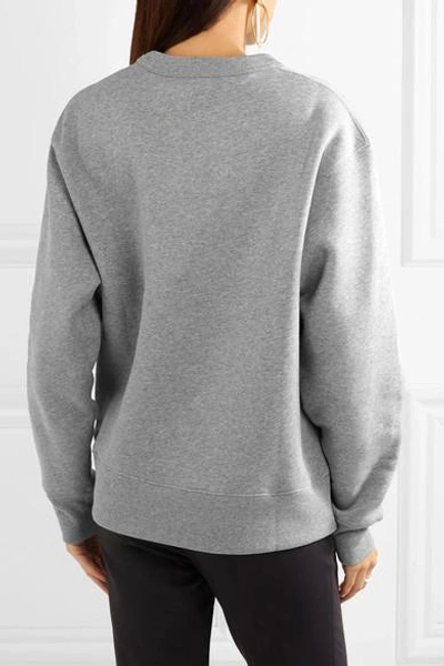 Shop Acne Studios Fairview Appliquéd Cotton-jersey Sweatshirt