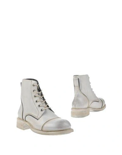 Shop John Varvatos Ankle Boots In Ivory