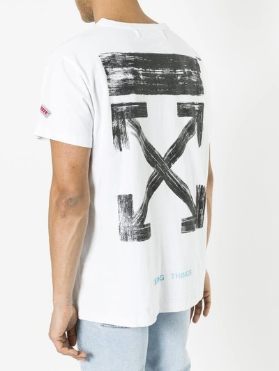 Shop Off-white Brushed Arrows T-shirt