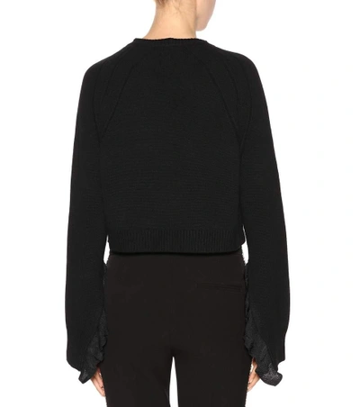 Shop Helmut Lang Wool And Cashmere Sweater In Black