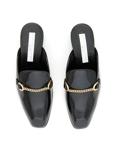 Shop Stella Mccartney Backless Loafers In Black|nero