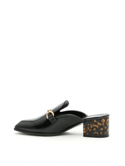 Shop Stella Mccartney Backless Loafers In Black|nero