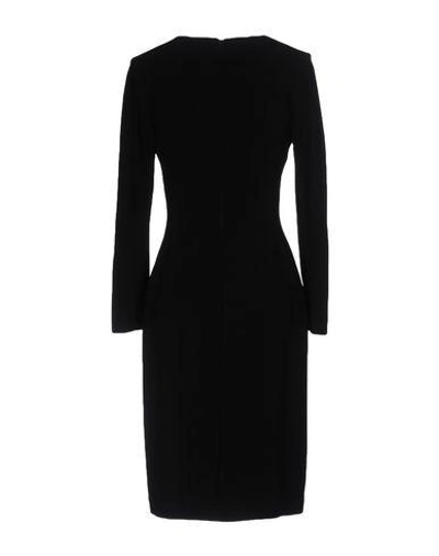 Shop Capucci Knee-length Dresses In Black