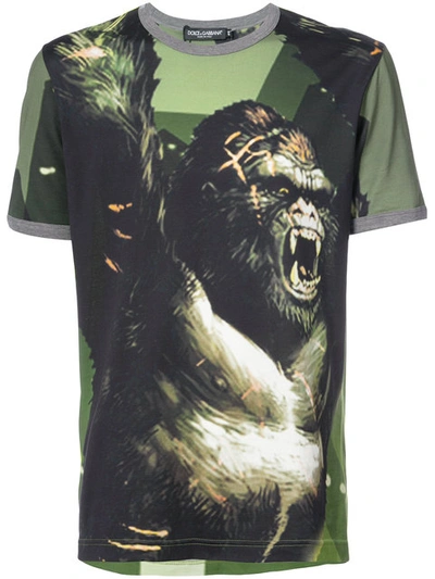 Dolce & Gabbana 'gorilla' T-shirt In Multi