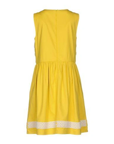 Shop Red Valentino Knee-length Dress In Yellow