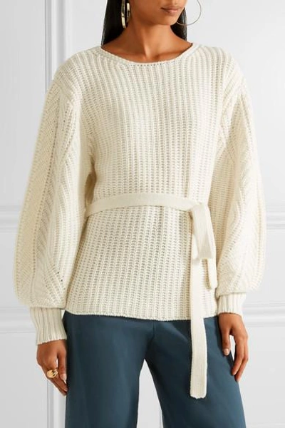 Shop Sea Cable-knit Sweater In Ivory