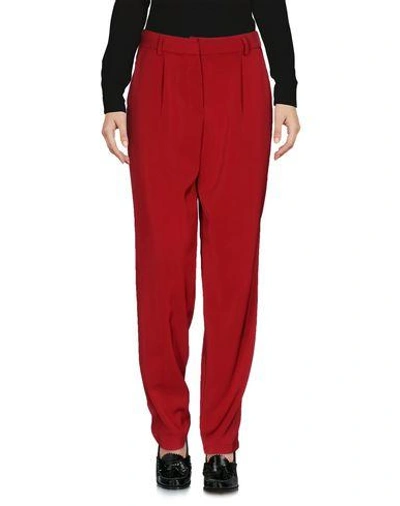 Glamorous Casual Pants In Maroon