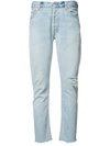 Re/done Straight Jeans - Blue