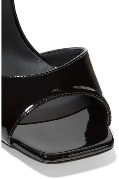 Shop Giuseppe Zanotti Patent-leather Sandals In Black