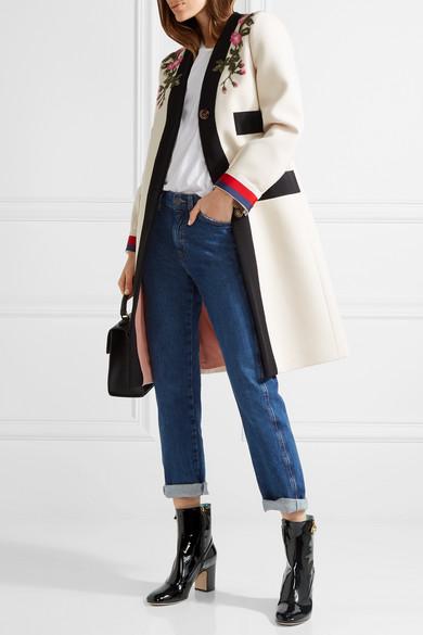 gucci bee ankle boots