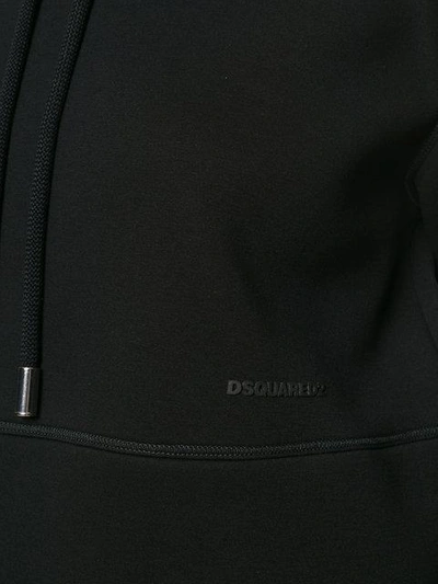 Shop Dsquared2 Cropped Drawstring Sweatshirt