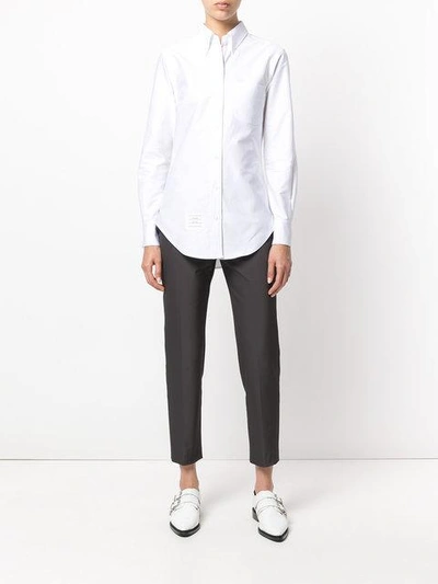 Thom Browne Oxford Shirt In White | ModeSens