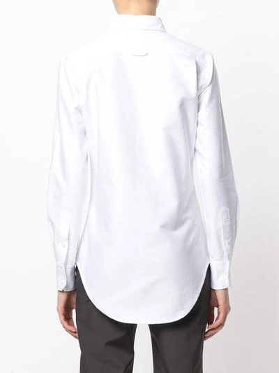 Shop Thom Browne Button In White