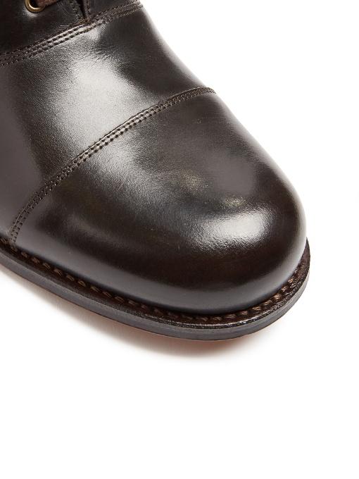 grenson leander dark brown