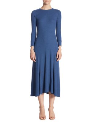 polo ralph lauren fit & flare knit dress