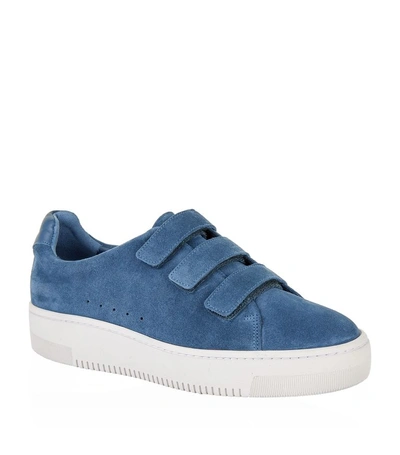 Sandro Suede Sneakers In Blue