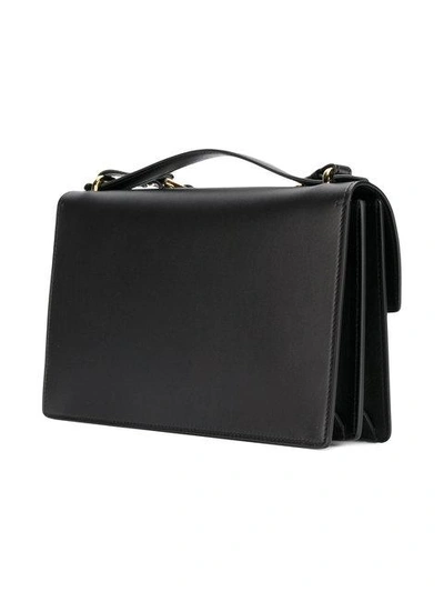 Shop Ferragamo Salvatore  Gancio Lock Shoulder Bag - Black